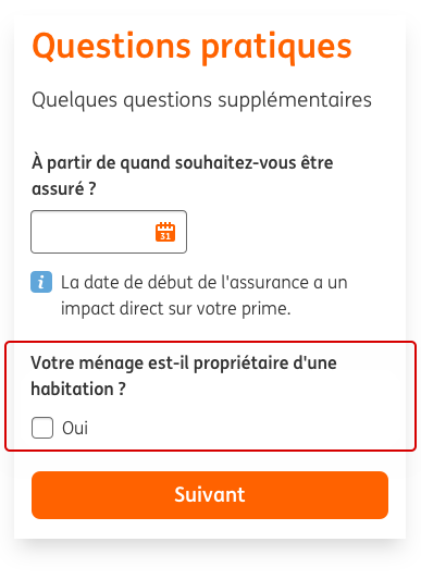 Car insurance-Home ownership question
